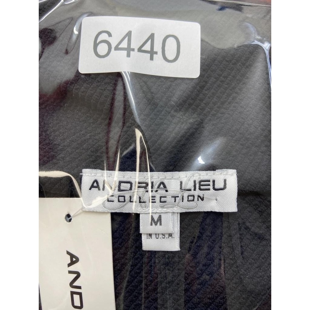 Andria Lieu Collection Jacket Womens Medium Black Long Jamie Lace Made USA - Picture 15 of 15